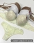 Conjunto de encaje armado con cola less