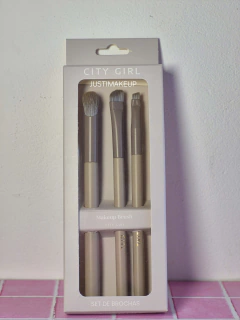 Set de brochas - City Girl - Justi makeup