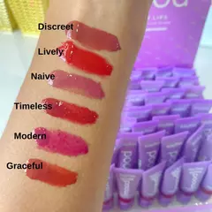 Lipgloss colour lips feels mood - Ruby Rose - justi make up
