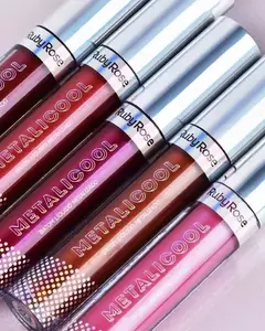 Labial liquido metalico METALICOOL - Ruby Rose - comprar online