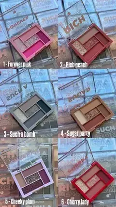 Mini paleta de 5 sombras- Ruby Rose - comprar online