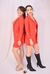 Conjunto sastrero con falda Rojo y Negro - comprar online