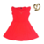vestido Rojo Corazón niña