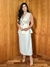 Saia Tubo Reta Eunice Alfaiataria Barbie Off White
