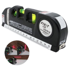 Nivel Laser 3 Burbujas con Cinta Métrica - comprar online