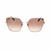 Óculos de Sol Furla SFU690 Feminino Gatinho Metal Dourado