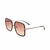 Óculos de Sol Victor Hugo SH1325 Feminino Quadrado em Acetato Demi e Dourado na internet