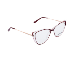 Armação para óculos de Grau Maru.Y BR98234 Feminino Gatinho em Acetato Vermelho - comprar online