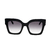 Óculos de Sol Just Cavalli SJC019V Feminino Quadrado em Acetato Preto