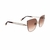 Óculos de Sol Furla SFU690 Feminino Gatinho Metal Dourado - comprar online