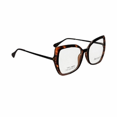 Imagem do Armação para Óculos de Grau Coonecta X7652 Feminino Quadrado em Acetato