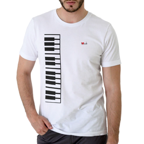 Playera Musical Piano para Caballero I Camiseta Pianistas I Music Shirt