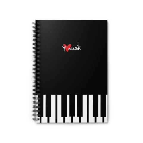 Libreta Musical Spiral Notebook - Diseño Único para Amantes de la Música