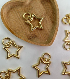 Mosquetão Estrela 55 mm Dourado - comprar online