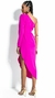 Vestido de um Ombro Satin - NAOAH Concept