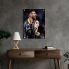 Cuadro en acrílico impreso 50x30cm 4mm Messi - comprar online