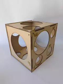 Caja medidora de globos 30x30x30cm