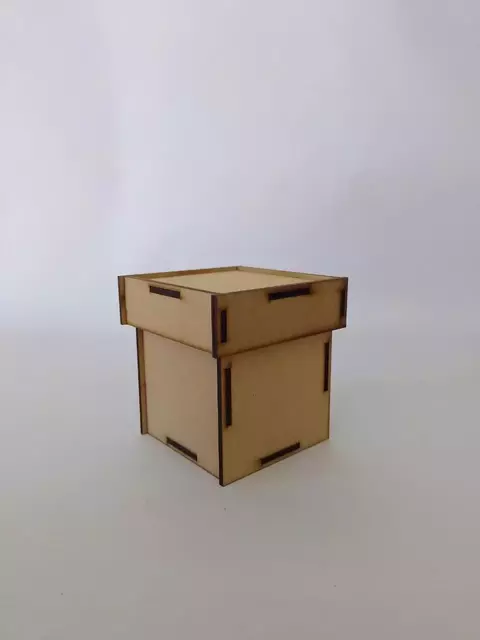 Cajita tapa zapato 9x9x9cm