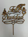 Topper Calado Navidad 20cm