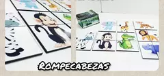 Caja laminada + fichas rompecabezas 7x10cm