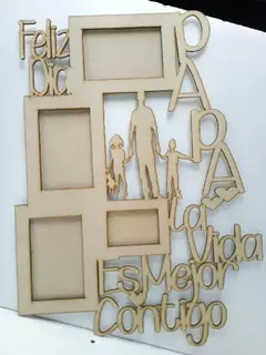 Cuadro con frase "La vida es mejor contigo"