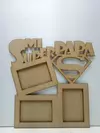 Cuadro con frase "Mi super papa"