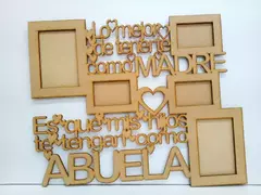 Cuadro con frase " Lo mejor de tenerte" 10x15cm - 7x10cm