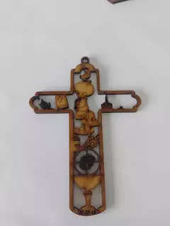 Souvenirs cruz calada 15cm - comprar online