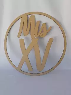 Aro calado "Mis xv"
