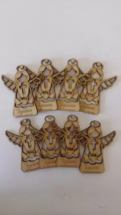 Llavero angelito 7cm grabado - comprar online