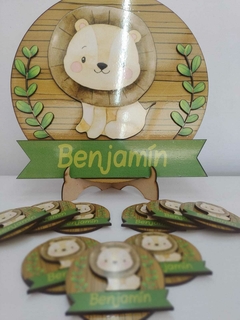 Combo de llaveros laminados con apliques - Maderatto
