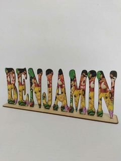Imagen de Nombres laminados con base