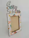Porta retrato laminado "Seño"