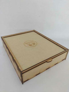 Cajas tapa deslizable x30 Div. (Opcional grabado)