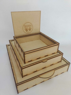 Cajas tapa deslizable (Opcional grabado) - Maderatto
