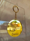 Llaveros Acrílico Dorado 6cm 15 Años - comprar online
