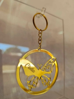 Llaveros Acrílico Dorado 6cm 50 Años en internet