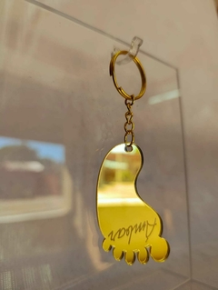 Llaveros Acrílico Dorado 6cm Nacimiento en internet