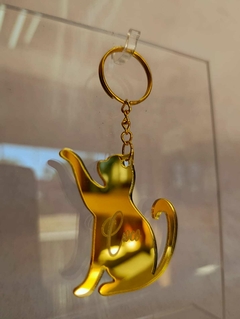 Llaveros Acrílico Dorado 6cm Mascotas - tienda online