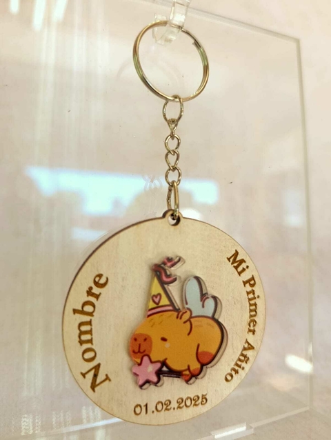 Llaveros Fibroplus + Acrílico Impreso 6cm - comprar online