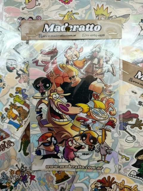 Plancha Calcos Premium Uv Dibujos Animados - comprar online