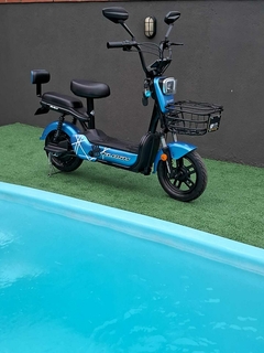 Bicicleta Elétrica Ravi 500W Klosh - Azul Claro - Fap Eletrobikes