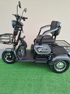 Triciclo Elétrico K3 Klosh 600W - Cinza