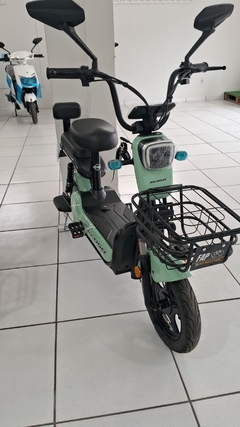 Bicicleta Elétrica Ravi 500W Klosh - Verde Água