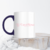 Caneca - Personalizada - Sua Arte Aqui - Alça e interior Colorida - Azul Escura