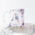 Caneca - Personalizada - Alfabeto - Floral - Inicial e Frase