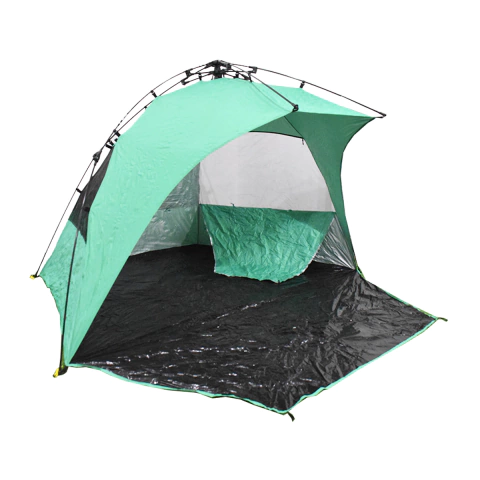 Carpa playera autoarmable con sobrepiso