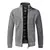 Casaco de malha masculino com zíper - comprar online