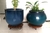 Suporte Para Vaso De Planta Redondo Rodinhas Preta 35cm - loja online