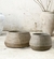 SET X2 CANASTOS CONCAVOS DE SEAGRASS HALONG 41X25 / 28X22 CM